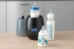 Alecto BW700BK - Snelle Digitale Flessenwarmer 500W Voor Opwarmen, Steriliseren En Ontdooien - Inclusief Stoomkap - Bediening Via Display - Zwart -Peuterpaleis Winkel 1200x800 171