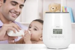 Alecto BW-700 - Snelle Digitale Flessenwarmer 500W Voor Opwarmen, Steriliseren En Ontdooien - Inclusief Stoomkap - Bediening Via Display - Wit -Peuterpaleis Winkel 1200x800 186