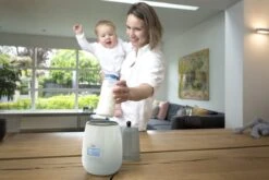 Alecto BW-700 - Snelle Digitale Flessenwarmer 500W Voor Opwarmen, Steriliseren En Ontdooien - Inclusief Stoomkap - Bediening Via Display - Wit -Peuterpaleis Winkel 1200x800 187