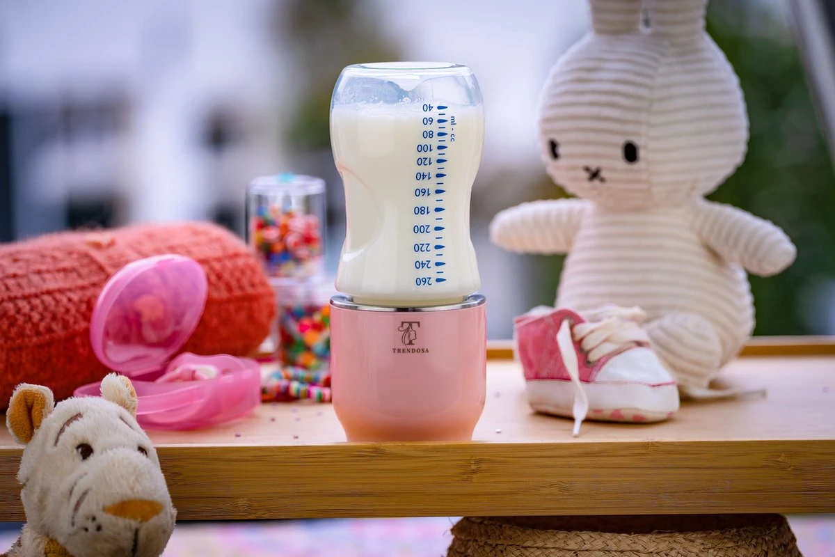 Trendosa Flessenwarmer Set - Draagbare Baby Flessenwarmer Voor Onderweg- Incl Speendoosje - Roze 11 Trendosa Flessenwarmer Set - Draagbare Baby Flessenwarmer Voor Onderweg- Incl Speendoosje - Roze - Afbeelding 9