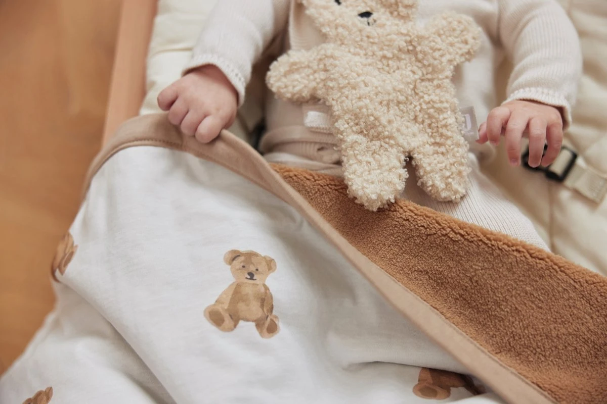 Jollein Baby Deken Ledikant Jersey 100x150cm - Teddy Bear 13 Jollein Baby Deken Ledikant Jersey 100x150cm - Teddy Bear - Afbeelding 11