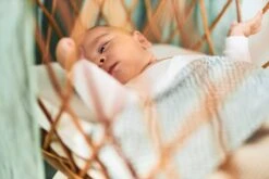 Jollein Baby Laken Wieg 75x100cm Snake - Ash Green -Peuterpaleis Winkel 1200x800 310