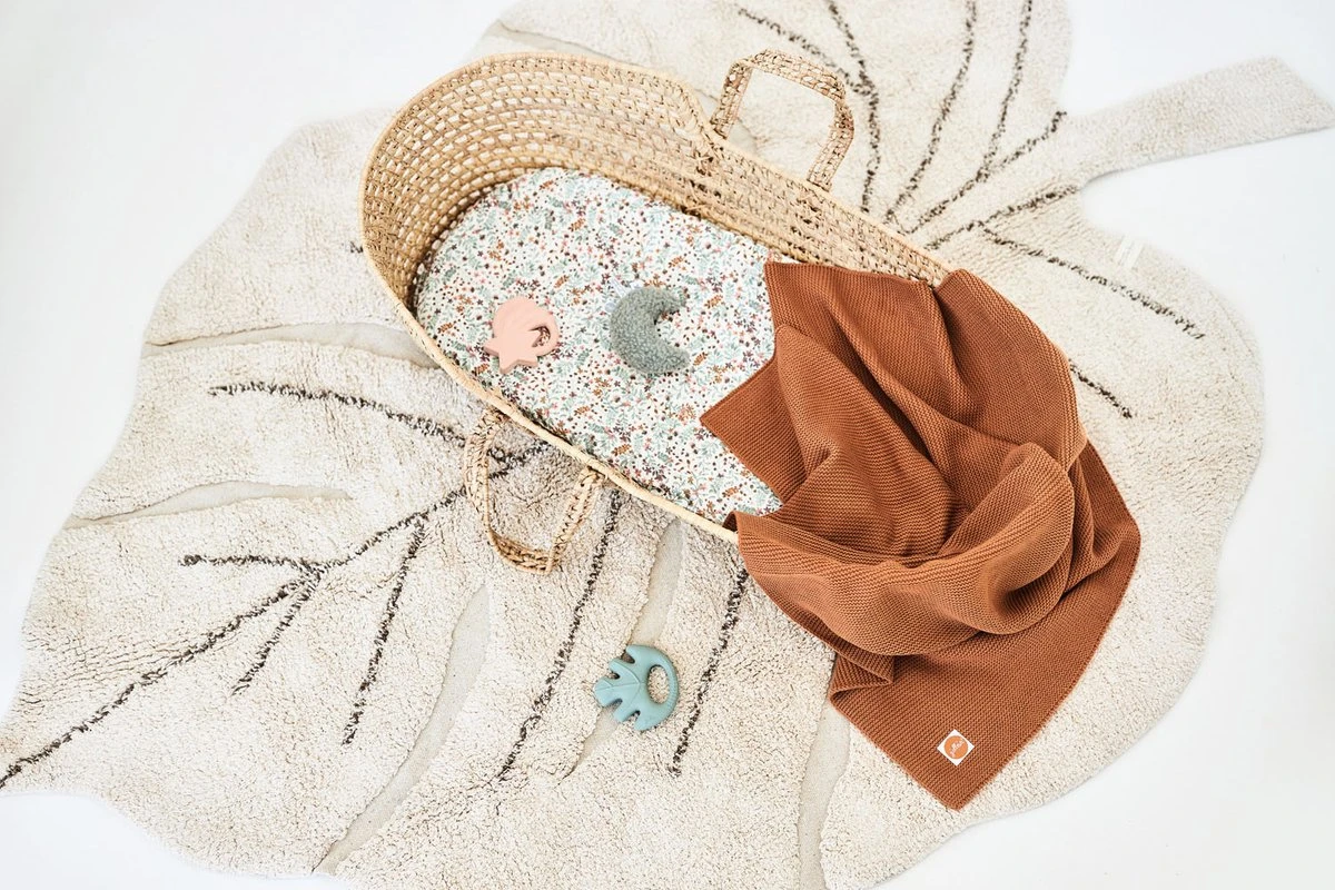 Jollein Baby Hoeslaken Wieg Jersey 40/50x80/90cm - Bloom 6 Jollein Baby Hoeslaken Wieg Jersey 40/50x80/90cm - Bloom - Afbeelding 4