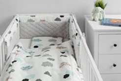 Sensillo Baby Bedbumper - Bedomrander - Anti Stootrand Ledikant - Bed Zijbeschermers - 180x30cm - Grijze Wolkjes 11 Sensillo Baby Bedbumper - Bedomrander - Anti Stootrand Ledikant - Bed Zijbeschermers - 180x30cm - Grijze Wolkjes -Peuterpaleis Winkel 1200x800 346