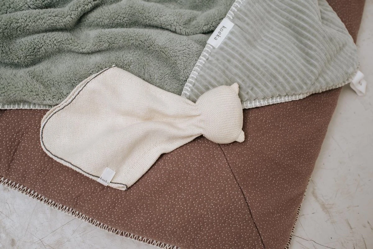 Koeka Omslagdoek Baby Teddy Vik - Groen 6 Koeka Omslagdoek Baby Teddy Vik - Groen - Afbeelding 4