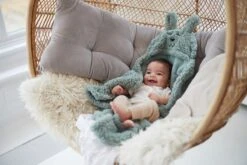 Jollein Wikkeldeken Bunny 100x105cm - Ash Green -Peuterpaleis Winkel 1200x800 408