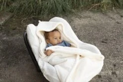 Baby's Only Wikkeldeken - Omslagdoek Baby Sense - Teddy Voering - Wit - 75x75 Cm - Geschikt Voor Drie- En Vijfpuntsgordel -Peuterpaleis Winkel 1200x800 414