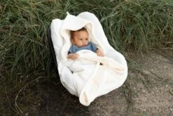 Baby's Only Wikkeldeken - Omslagdoek Baby Sense - Teddy Voering - Wit - 75x75 Cm - Geschikt Voor Drie- En Vijfpuntsgordel -Peuterpaleis Winkel 1200x800 415