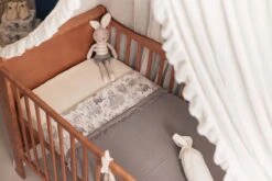 Jollein Baby Laken Wieg 75x100cm Pimpelmees - Forest Animals -Peuterpaleis Winkel 1200x800 434