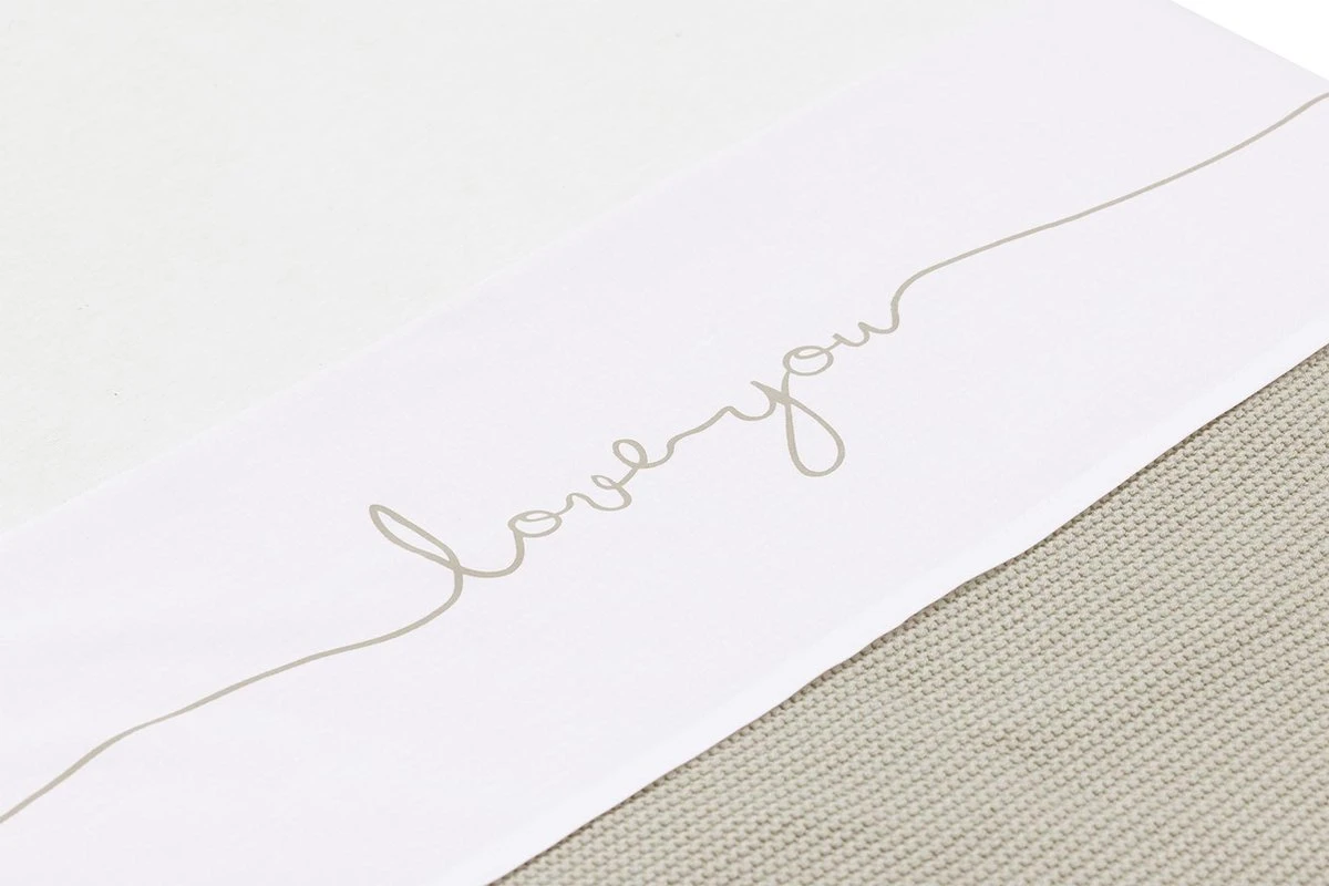 Jollein Baby Laken Wieg 75x100cm Love You - Nougat 18 Jollein Baby Laken Wieg 75x100cm Love You - Nougat - Afbeelding 16