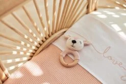 Jollein Baby Deken Ledikant Basic Knit 100x150cm - Pale Pink -Peuterpaleis Winkel 1200x800 472