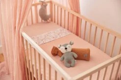 Jollein Baby Deken Ledikant Basic Knit 100x150cm - Pale Pink -Peuterpaleis Winkel 1200x800 473