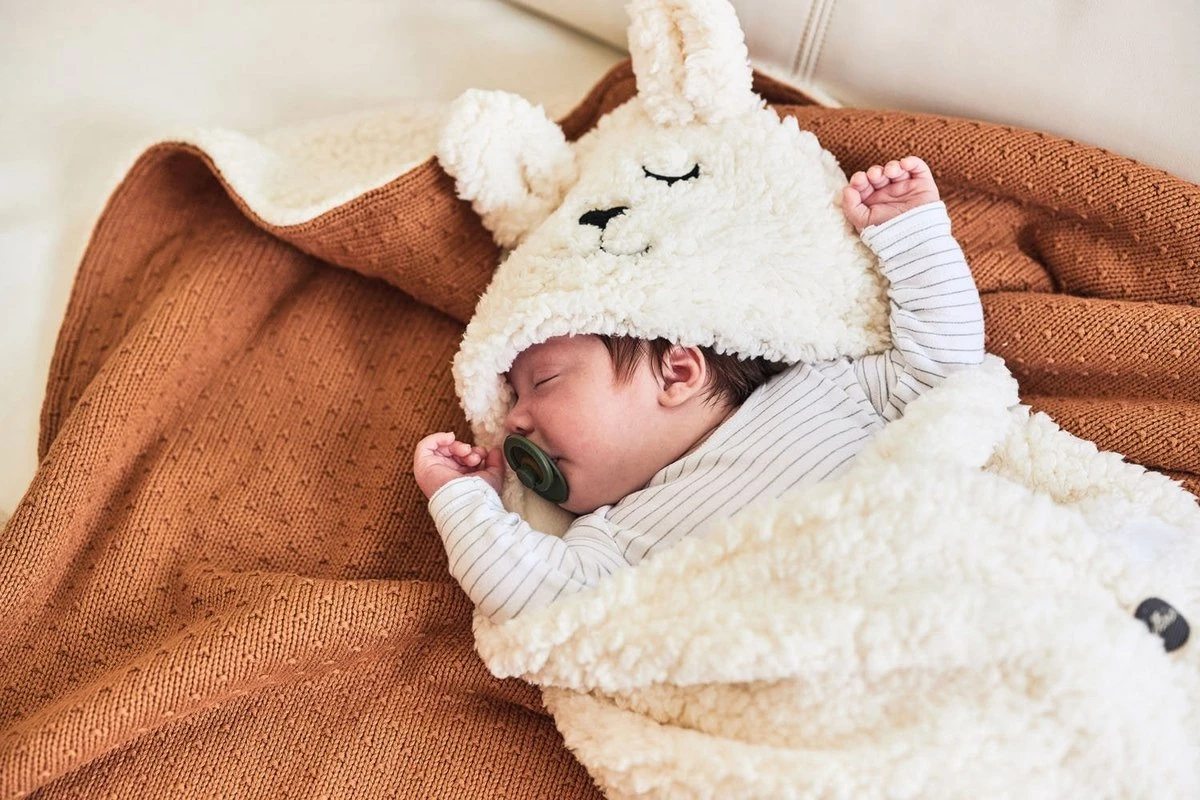 Jollein Baby Deken Wieg 75x100cm Teddy Bliss Knit - Caramel 18 Jollein Baby Deken Wieg 75x100cm Teddy Bliss Knit - Caramel - Afbeelding 16