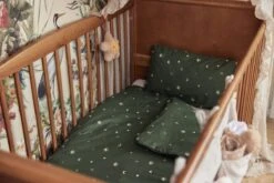 Jollein Baby Overtrek Ledikant 100x135/140cm Stargaze - Leaf Green -Peuterpaleis Winkel 1200x800 594