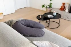 Doomoo Basics Comfy Big - Voedingskussen - Biokatoen - 190cm - Tetra Grey -Peuterpaleis Winkel 1200x801 36