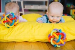 Playgro Buigbare Bendy Ball - Grijp- En Bijtspeelgoed - Incl Rammelaar - Activiteitenbal -Peuterpaleis Winkel 1200x803 5