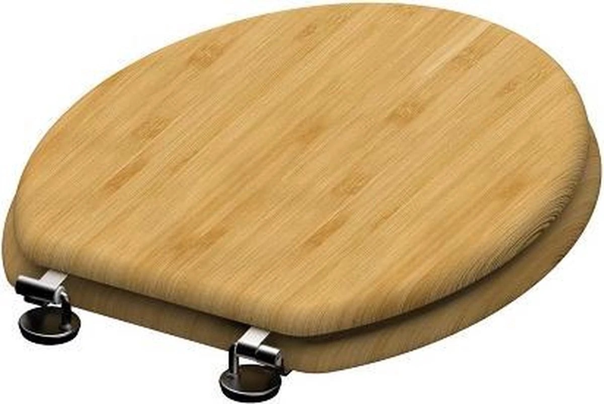 OMID HOME® Bamboe Toiletbril - Toiletbril - Duurzaam Design - Wc Bril - LIMITED EDITION - Hoogwaardig Bamboe 5 OMID HOME® Bamboe Toiletbril - Toiletbril - Duurzaam Design - Wc Bril - LIMITED EDITION - Hoogwaardig Bamboe - Afbeelding 3
