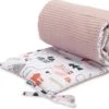 Sensillo Baby Bedbumper - Bedomrander - Anti Stootrand Ledikant - Bed Zijbeschermers - 180x30cm - Wafel Roze Vosjes 1 Sensillo Baby Bedbumper - Bedomrander - Anti Stootrand Ledikant - Bed Zijbeschermers - 180x30cm - Wafel Roze Vosjes -Peuterpaleis Winkel 1200x808 3