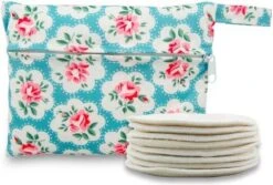 Merkloos Wasbare Zoogcompressen Met GRATIS Opbergzakje