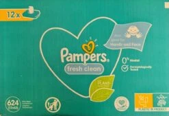 Pampers® Pampers Fresh Clean Billendoekjes - 624 Stuks -Peuterpaleis Winkel 1200x819 2