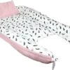 Hibaby Babynest - 90x57cm - Roze Met Printje - Inclusief Kussen -Peuterpaleis Winkel 1200x819 7