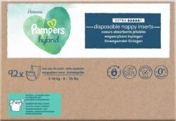 Pampers® Pampers Harmonie Hybrid - Wasbare Luier - 92 Absorberende Wegwerpbare Toplagen -Peuterpaleis Winkel 1200x826