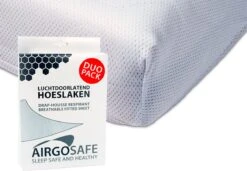 ABZ Airgosafe Hoeslaken 60x120 Cm - Duo Pack - Wit -Peuterpaleis Winkel 1200x829 4
