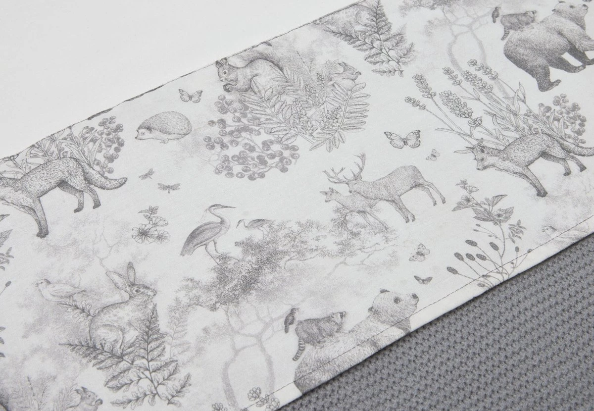 Jollein Baby Laken Ledikant 120x150cm Pimpelmees - Forest Animals 9 Jollein Baby Laken Ledikant 120x150cm Pimpelmees - Forest Animals - Afbeelding 7