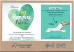 Pampers® Pampers Harmonie Hybrid - Wasbare Luier - 108 Absorberende Wegwerpbare Toplagen -Peuterpaleis Winkel 1200x838 1