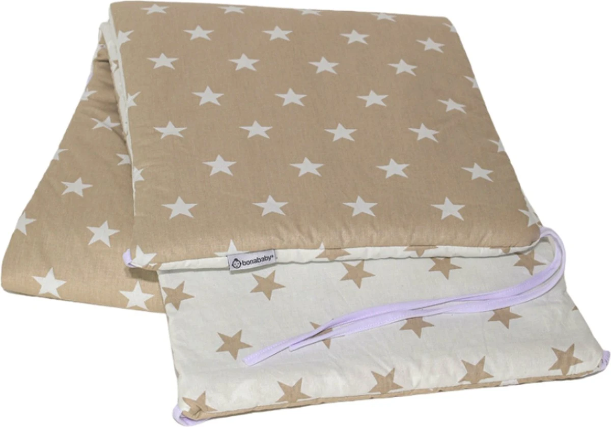 Bedomrander Hollywood Beige - Bedbumper 4 Bedomrander Hollywood Beige - Bedbumper - Afbeelding 2