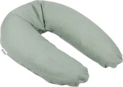 Doomoo Basics Comfy Big - Voedingskussen - Biokatoen - 190cm - Tetra Green -Peuterpaleis Winkel 1200x851 4