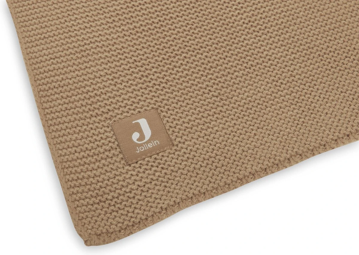 Jollein Baby Deken Wieg 75x100cm Basic Knit - Biscuit 9 Jollein Baby Deken Wieg 75x100cm Basic Knit - Biscuit - Afbeelding 7