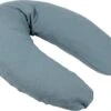Doomoo Basics Comfy Big - Voedingskussen - Biokatoen - 190cm - Tetra Blue -Peuterpaleis Winkel 1200x859