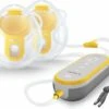 Medela Freestyle Hands-Free Borstkolf – Dubbele Elektrische Handsfree Borstkolf – Draagbaar - Transparant/Geel – Inclusief Oplaadbare Accu -Peuterpaleis Winkel 1200x861 4