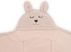 Jollein Wikkeldeken Bunny 100x105cm - Pale Pink -Peuterpaleis Winkel 1200x884 5