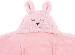 Jollein Wikkeldeken Bunny 100x105cm - Pale Pink -Peuterpaleis Winkel 1200x884 6