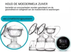 Forgoods Borstkolf - Electrisch - Dubbel - Roze - Model 2023 -Peuterpaleis Winkel 1200x886 4