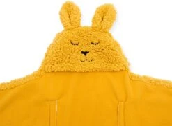 Jollein Wikkeldeken Bunny 100x105cm - Mustard -Peuterpaleis Winkel 1200x886 5