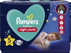 Pampers® Pampers - Night Pants - Maat 5 - Small Pack - 36 Luierbroekjes -Peuterpaleis Winkel 1200x891