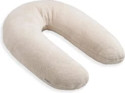 Baby's Only Voedingskussen - Zwangerschapskussen - Zijslaapkussen - Lichaamskussen Cozy - Warm Linen - 180 Cm - Extra Zacht