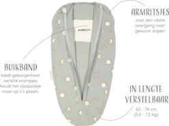 Puckababy Inbakerslaapzak Original Mini - 3-6 Maanden - Cotton - Eclipse Clay -Peuterpaleis Winkel 1200x895 3