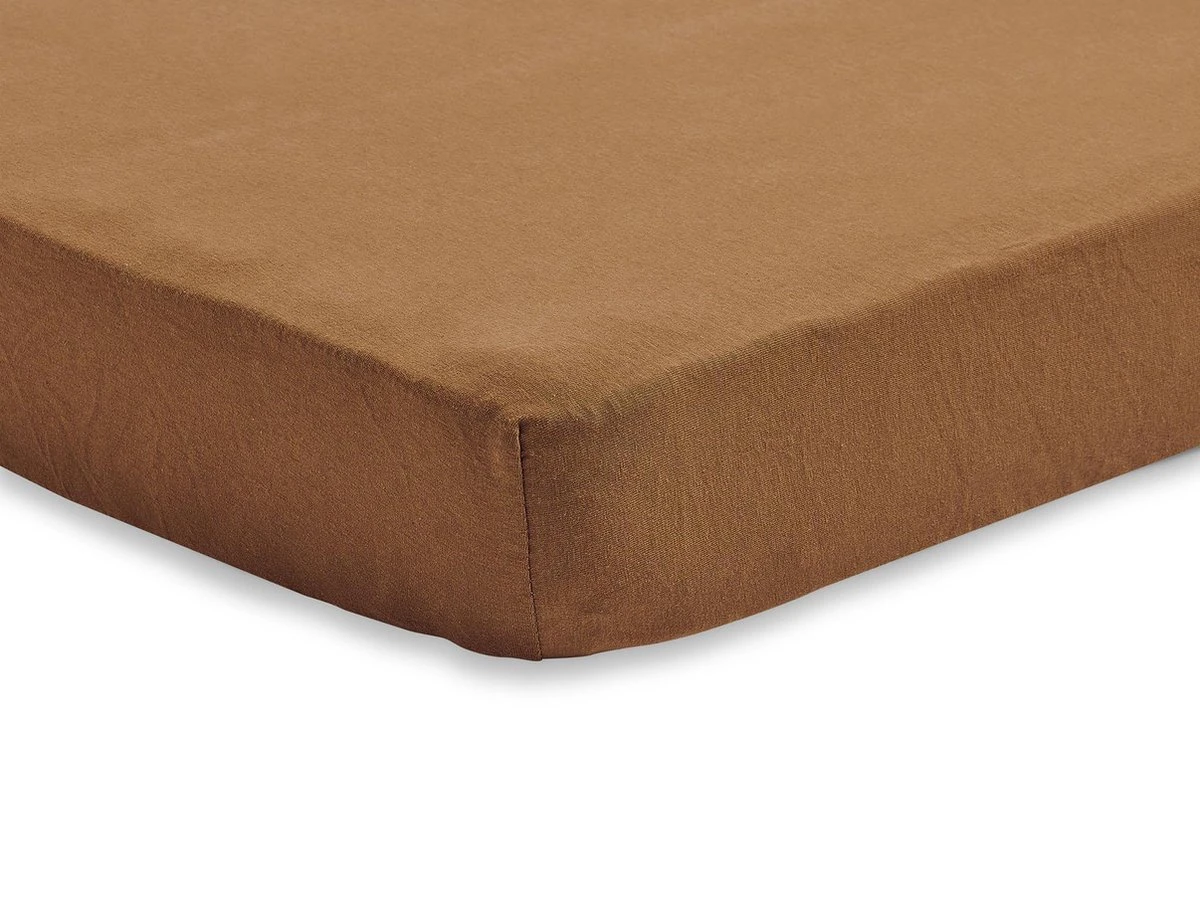 Jollein Baby Hoeslaken Boxmatras Jersey 75x95cm - Caramel - 2 Stuks 5 Jollein Baby Hoeslaken Boxmatras Jersey 75x95cm - Caramel - 2 Stuks - Afbeelding 3