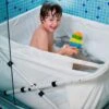 BiBaBad Verstelbaar Wit 70-90 Cm, Badzak Met Knoopsluiting. Maak Van Je Douche Een Kinderbad. Dit Opvouwbaar Bad Kun Je In Lengte Breedte En Hoogte Aanpassen Zodat Je Optimaal Gebruik Kunt Maken Van Je Doucheruimte. -Peuterpaleis Winkel 1200x902