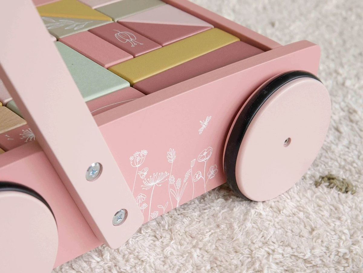 Little Dutch - Blokkenkar Wild Flowers 17 Little Dutch - Blokkenkar Wild Flowers - Afbeelding 15