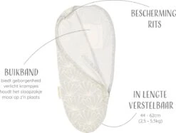 Puckababy Inbakerslaapzak Original Piep 0-3 Maanden -Seashell Stone 12 Puckababy Inbakerslaapzak Original Piep 0-3 Maanden -Seashell Stone -Peuterpaleis Winkel 1200x907 5