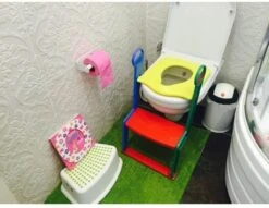 Motek® - WC Verkleiner - Wc Verkleiner Met Trapje - Toiletverkleiner - Toilettrainer - Wc Verkleiner Opvouwbaar - 2 Tot 7 Jaar - Trainer Met Opstapje -Peuterpaleis Winkel 1200x927
