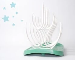 Flouer Flessen Droogrek - Flessenrek Baby - Droogrek Flessen Baby - Drying Rack - Afdruiprek Babyfles - Groen -Peuterpaleis Winkel 1200x960 10