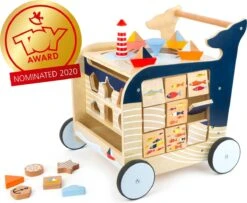 Baby Walvis Loopwagen - Houten Speelgoed Vanaf 1 Jaar -Peuterpaleis Winkel 1200x988 1