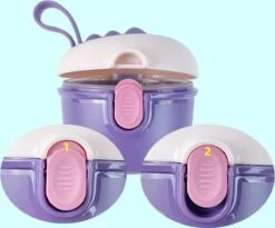 Babyvoeding Dispenser - Baby Melkpoeder Doseer Box - Reisbox - Opbergdoos Voor Voeding - Dispenser Met Schep 440ML - Paars 19 Babyvoeding Dispenser - Baby Melkpoeder Doseer Box - Reisbox - Opbergdoos Voor Voeding - Dispenser Met Schep 440ML - Paars -Peuterpaleis Winkel 1200x996 4