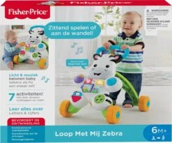Fisher Price Fisher-Price Loop Met Mij Zebra - Looptrainer -Peuterpaleis Winkel 1200x997
